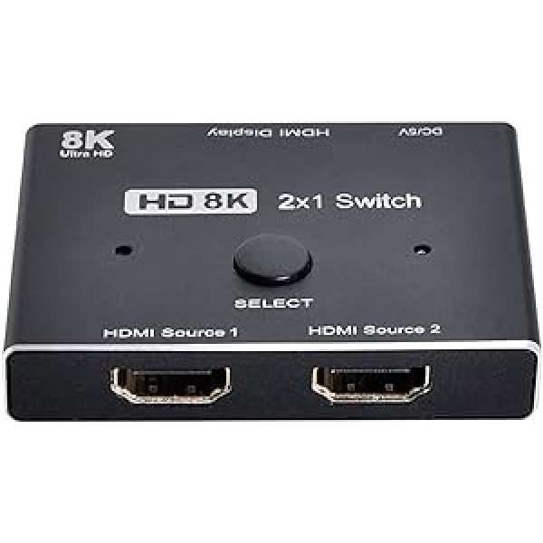 ChenYang CY HDMI Ultra HD pārveidotājs 8K@60hz Saderīgs 2.1 Switch 2-in-1-out UHD Hub Support HDCP SST Extended 4K @ 60Hz