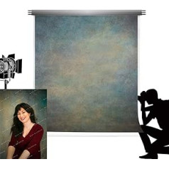 Kate Photostudios Abstract Background for Photo Studios in Old Master Style 1.5 x 2.2 m Microfibre Photo Backdrop for Photography Blurred Abstract Antique Background