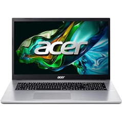 Acer Aspire 3 (A317-54-770Q) ComfyView™ Full HD IPS ekranas (matinis) / Intel® Core™ i7-1255U / 16 GB DDR4 RAM / 1000 GB PCIe Gen4 SSD / Intel® Iris® Xe Graphics / Windows 11 Home ( 64 bitų) / grynas sidabras