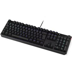 ENDORFY Thock DE Kailh Red Mechanical Full-Size Keyboard, Mechanical Switches Kailh Red, German Layout QWERZ EY5D022, Black