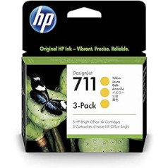 HP Inc. Ink Yellow Nr.711 **3-Pack**, CZ136A