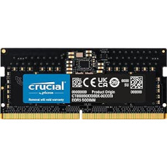 Izšķirošā RAM 8GB DDR5 4800MHz CL40 klēpjdatora atmiņa CT8G48C40S5