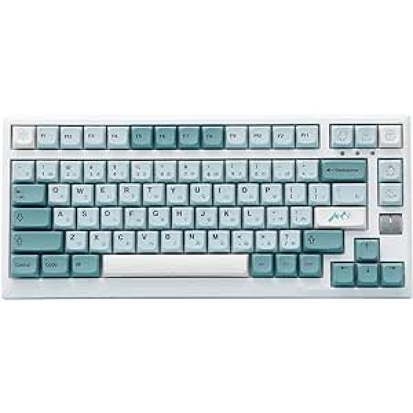 EPOMAKER Iceberg 126 Keys PBT XDA profilio klavišų dangtelių rinkinys, skirtas mechaninei žaidimų klaviatūrai, ANSI išdėstymas, suderinamas su Cherry Gateron Kailh Otemu MX struktūra (XDA profilis, Iceberg)