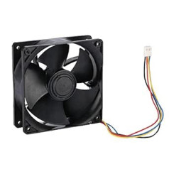 7000 RPM Fan, 36 W 4 Pin Fast Heat Fan for Antminer Mining, 250.3 CFM Practical Double Ball Bearing Fan, Quiet PWM Modulation Function, PC Cooler, Portable Antminer Fan