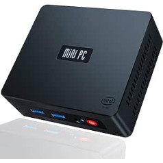 Beelink GK35 Pro Mini dators Windows 10 Pro Intel J4105 (līdz 2,5 GHz), 8 GB DDR4 256 GB SSD mini dators mazs galddators, 4K HD, BT4.0, divi HDMI porti [GK35-PRO-8-256]