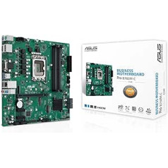 ASUS PRO B760M-C CSM biznesa mātesplates ligzda Intel LGA 1700 (mATX, CSM, Control Center Express, COM atkļūdošanas galvene, DDR5, PCIe 4.0, Q-LED kodols)