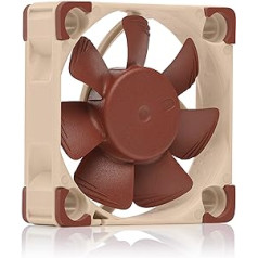 Noctua NF-A4x10 5V PWM, Leiser Premium-Lüfter ar USB stromadapterkabel, 4-Pin, 5V versija (40x10mm, Braun)