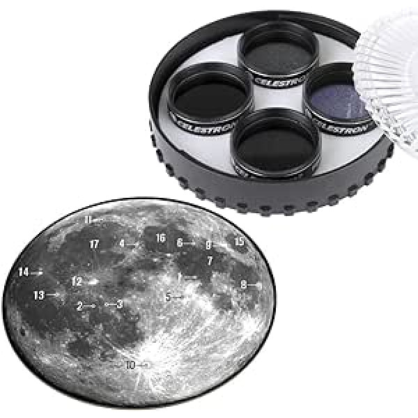 Celestron 94315 Moon Filter Kit - Compatible with 1.25