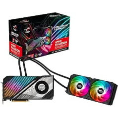 ASUS ROG Strix LC Radeon RX 6900 XT 16 GB spēļu grafikas karte (16 GB GDDR6/PCI Express 4.0/2525MHz/16000MHz)