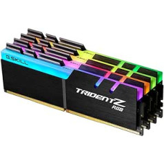 G.SKILL Trident Z RGB F4-3600C18Q-64GTZR atminties modulis 64 GB 4 x 16 GB DDR4 3600 MHz