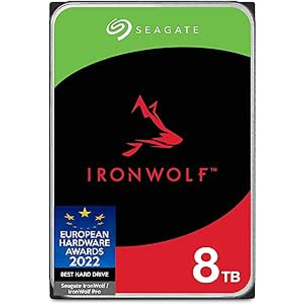 Seagate IronWolf 8TB iekšējais cietais disks NAS HDD 3.5