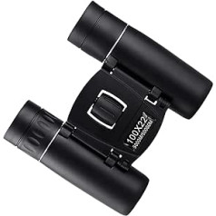 Powerful HD Binoculars 40 x 22 Compact Small Binoculars Powerful HD Binoculars Black Binoculars for Bird Watching, Camping, Hiking, Travel, Concerts