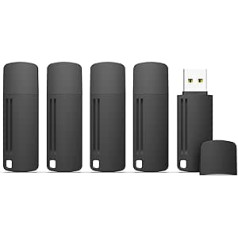 KEXIN 32 GB USB atmiņas kartes, 5 pack., USB zibatmiņas disks, USB 2.0 atmiņas karte ar vāciņu, mini USB atmiņas zibatmiņa, USB zibatmiņas disks, USB atmiņas zibatmiņa, pildspalvas disks, datu atmiņa datoram, planšetdators, televizors,