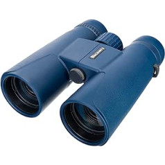 Discovery Elbrus 8x42 Mini Roof Prism Binoculars for Travel and Concerts, Blue