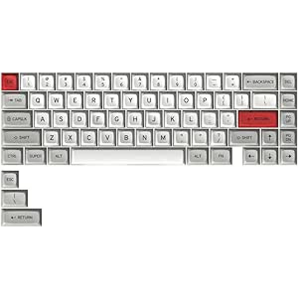 DROP + Matt3o MT3/dev/tty Keycap Set for 65% Keyboards - Compatible with Cherry MX Switches and Clones (65% 70 Key Kit), 65% Kit (70 Keys)