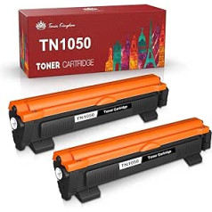 Toner Kingdom Toner Cartridges TN1050 Suderinamas su Brother Toner TN 1050 Pakaitinis Brother HL-1210W HL-1110 DCP-1612W HL-1212W DCP-1610W DCP-1510 DCP-1512 HL-1112 MFC-1112 MFC-1821 MFC-190