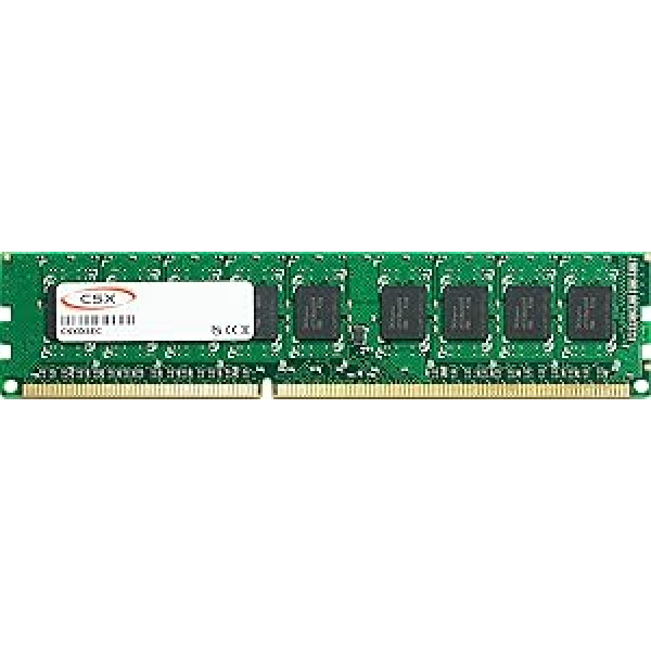 CSX CSXD3EC 1333 2R8/8GB 8GB DDR3 1333MHz PC3-10600E 2Rx8 512Mx8 18CHIP 240pin CL9 1,5 V ECC nebuferēta DIMM atmiņa