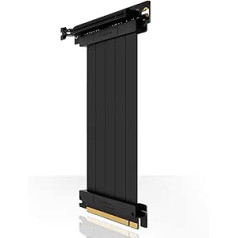 EZDIY-FAB [30 cm] PCIE 3.0 16x ātrgaitas pacelšanās kabelis PCI-Express GPU pagarinātāja karte taisnā leņķī