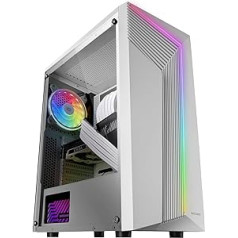 PC's Gaming PC Gaming Computer Gamer AMZ 2022 (CPU Ryzen 3 4/4N x 4,00 GHz, T. Grafika 2 GB, HDD 1 TB, RAM 16 GB, W10) + dāvanu WiFi (atjaunināts 2022. gadā)