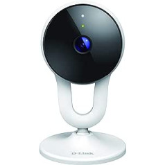 D-Link DCS-8300LHV2 mydlink Full HD Wi-Fi Camera (Night Vision, Personal Detection, Motion and Noise Detection, 2-Way Audio, Free Cloud/SD Recording, WPA3, ONVIF, Alexa, Google Assistant)