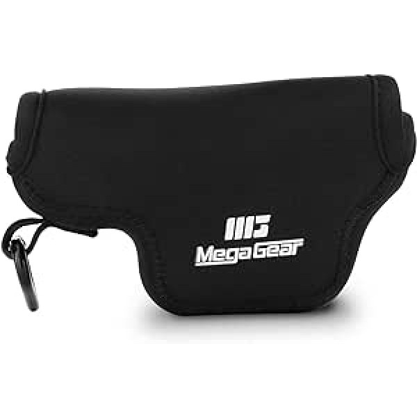 MegaGear MG1579 Ultralight Neoprene Camera Case Bag Compatible with Leica D-Lux 7, D-Lux (Type 109) - Black