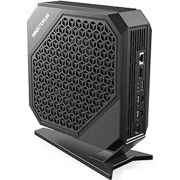 MINIS FORUM HX100G mini dators, AMD Ryzen 7 7840HS 8 kodolu centrālais procesors līdz 5,1 GHz, 32 GB DDR5/1TB SSD mini galddators, AMD Radeon RX 6650M, HDMI × 2/USB4 × 2 ports, WiFi, BT, USB 3. 2 × 5.