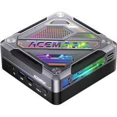 ACEMAGIC RGB Mini Gaming PC AMD Ryzen 7 7840HS (up to 5.1 GHz), 32GB DDR5 1024GB (1TB) NVME SSD Micro Desktop Computer AMD Radeon 780M BT5.2 Wi-Fi 6 8K