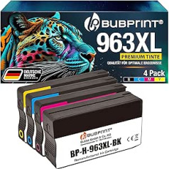 963XL Multipack saderīgas 963 kasetnes HP 963 XL HP 963XL printeru kasetņu nomaiņa HP OfficeJet Pro 9010 9012 9022 9013 9014 9015 9016 9019 9015 9016 9019 9020, Magtack, Cyanellow, 9025B