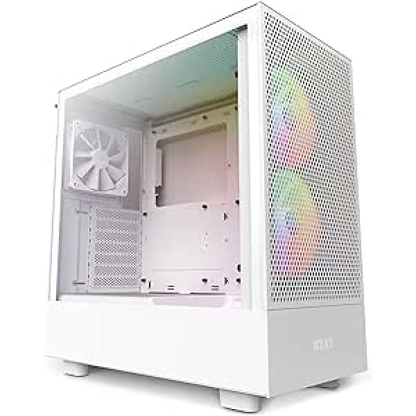 NZXT H5 Flow RGB – baltas