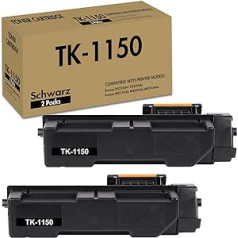 INFITONER TK1150 dažų kasetė suderinama su Kyocera TK-1150 TK 1150 dažų kasetė Ecosys P2235dw P2235dn M2135dn M2635dn M2735dw P2235 M2135 M2635 M27 Pack of 2635 M27