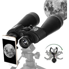 ESSLNB Astronomy Binoculars Large 15 x 70 Large Binoculars for Adults with Mobile Phone Adapter Tripod Adapter and Bag