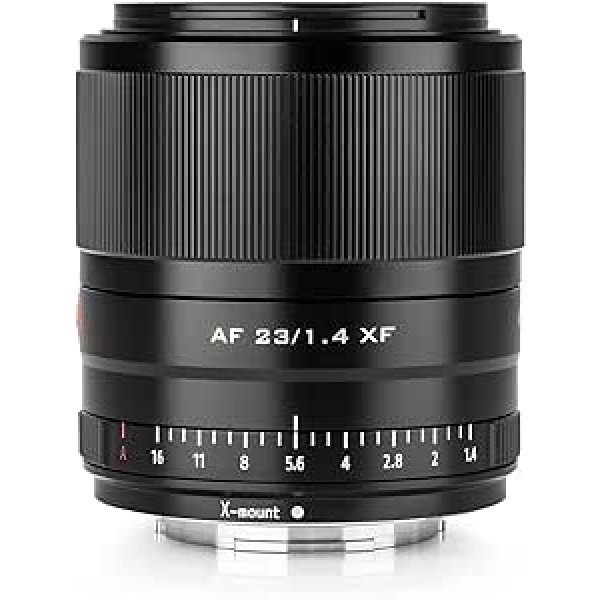 VILTROX 23 mm F1.4 X Autofokuss APS-C Lielas apertūras acu fokusa objektīvs Fujifilm X-Mount kamerai X-T1 X-T2 X-T3 X-T4 X-T10 X-T30 X-T100 X-T200 X-S10 X -A1 X-A2 X-A3 X-A5 X-A7 X-A10 X-A20