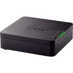 „Cisco Systems“ „Cisco ATA 191 VoIP“ telefono jungtys (SIP, TCP, UDP, RTP, HTTP, ARP, RTCP, ICMP, LLDP, SNMPv3, AES, HTTPS, SSH, 100 x 100 x 28 mm, 132,1 g)