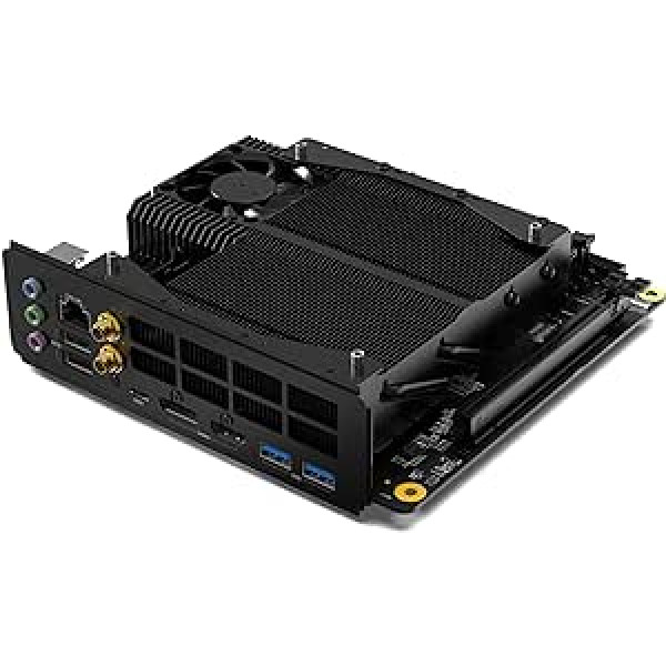 MINIS FORUM AR900i ITX mātesplate, Intel Core i9-13900HX iegultā 24C/32T, līdz 5,4 GHz, PCIe 5.0 x16 slots, 4x M.2 PCIe4.0 sloti, DDR5, DP/HDMI, RJ.5, USB-2CH 3.2. 2. paaudze