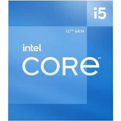 „Intel Core i5-12600KF“ 12 kartos stalinio kompiuterio procesorius (pagrindinis laikrodis: 3,7 GHz „Turbo Boost“: 4,9 GHz, 6 branduoliai, LGA1700, RAM DDR4 ir DDR5 iki 128 GB) BX8071512600KF