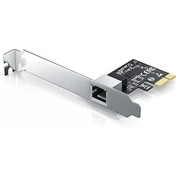 CSL – PCIe tinklo plokštė 2,5 GB bazė T – 2,5 G eterneto prievadas – 2500/1000/100 Mbps PCI Express Ethernet adapteris – Windows 11/10/8.1/8/7, Win Server 2022/2019/2016, Linux