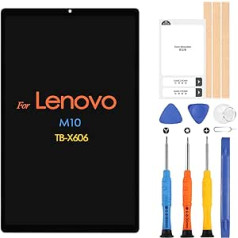 ARSSLY skystųjų kristalų ekranas, skirtas Lenovo Tab M10 FHD Plus TB-X606 TB-X606F TB-X606X 10,1 colio ekrano pakaitinis jutiklinio ekrano skaitmeninimo įrenginys su remonto rinkiniu