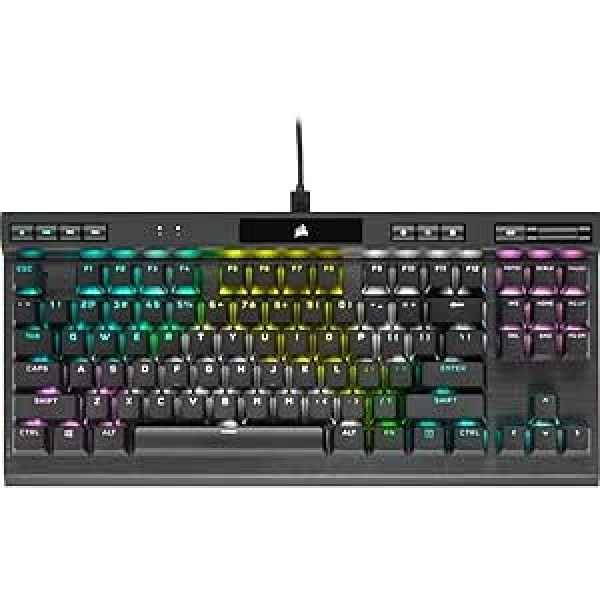 Corsair K70 RGB TKL čempionu sērija — Cherry MXSpeed (CH-9119014-NA), melns