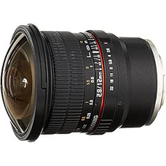 Samyang 12 mm F2.8 Ultra Wide Fischaugenobjektiv für Sony E Mount Wechselobjektivkameras (NEX) — Vollformatkompatibel