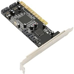 Bewinner PCI uz 4 portu SATA karte, 4 kanālu PCI SATA kontrolieris ar 1,5 Gbps pārraidi, cietais disks, viegli uzstādāma SATA paplašināšanas karte galddatoram