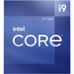 „Intel Core i9-12900K“ 12-os kartos stalinio kompiuterio procesorius (pagrindinis laikrodis: 3,2 GHz „Turbo Boost“: 5,2 GHz, 6 branduoliai, LGA1700, RAM DDR4 ir DDR5 iki 128 GB) BX8071512900K