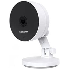 Foscam C2M IP kamera WiFi 2MP drošības cilvēka noteikšanas audio nakts redzamība saderīga ar Alexa spāņu versiju (P2P 1080P ONVIF)