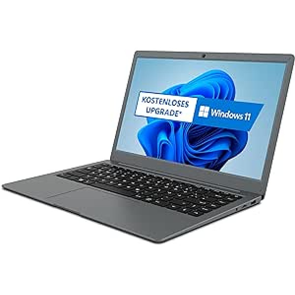 ODYS mybook PRO14 SE 14,1 collu Full HD IPS piezīmjdators (Intel N4120 4 x 2,6 GHz, 4 GB RAM, 128 GB eMMC (paplašināms Max 1TB SSD), Mini HDMI, USB 3.0, MicroSD, WLAN, Bluetooth) Win 10 Pro (Win 11) Jaunināt