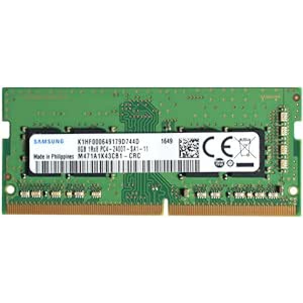 Samsung 8GB DDR4 PC4-19200, 2400MHz, 260 PIN SODIMM, CL 17, 1.2V, ram atminties modulis