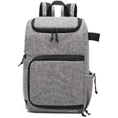 Large Camera Accessories Bag Shoulder Backpack Outdoor Photography for Women Men Outdoor Photography Hiking Travel Camera, gray, Fashionable