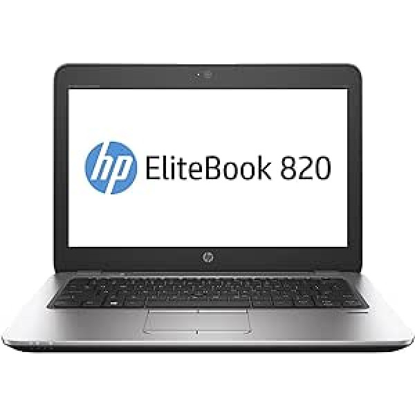 HP EliteBook 820 G3 (12,5 collu) piezīmjdators Core i5 (6200U) 2,3 GHz 8 GB 256 GB SSD WLAN BT tīmekļa kamera Windows 10 Pro 64 bitu (HD Graphics 520) (atjaunots)