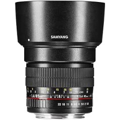 Samyang 85 mm F1.4 objektīvs savienošanai