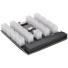 Cablecc 1200W servera barošanas avota Breakout plates adapteris ar 17 portiem ATX 6 pin DPS-800GB 1200FB 1200QB