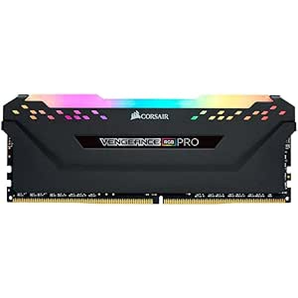 Corsair Vengeance RGB Pro 8GB DDR4 SDRAM atmiņas modulis - mātesplatei, galddatoram - 8GB (1x 8GB) - DDR4-3200/PC4-25600 DDR4 SDRAM - CL16-1.35V - 288-pin - DIMM