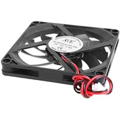 AVE Fan 80mm 80x80x10 12V 0.15A DC Air Fan Cooling 2 Wires (+/-) 8cm